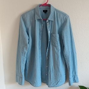J Crew Factory Chambray Shirt in Signature Fit